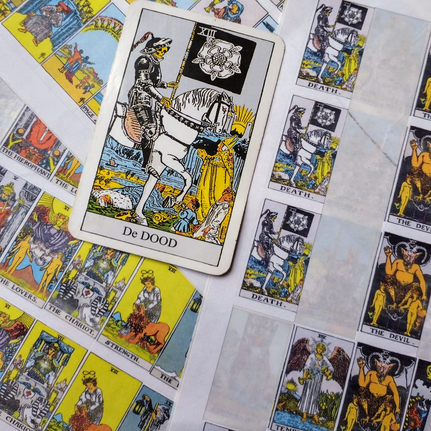390 kleine tarotstickers